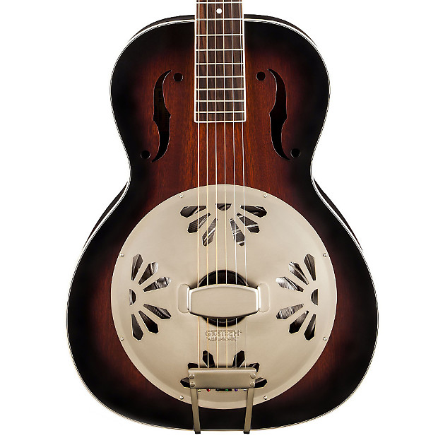 Gretsch G9240 Alligator Round-Neck Biscuit Cone Resonator 2-Color Sunburst image 1