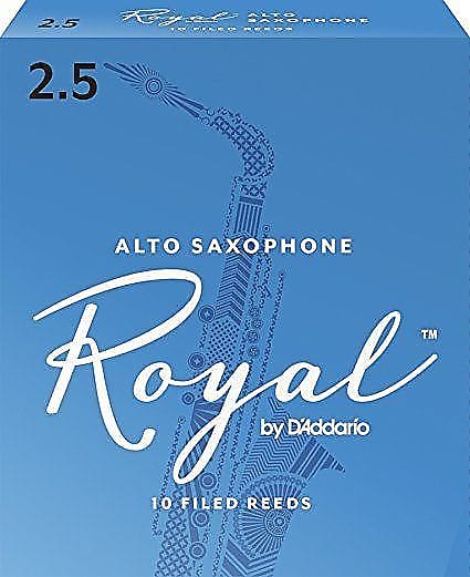Royal by D'Addario Alto Saxophone Reeds #2.5 (10-Pack) NEW rjb1025 image 1