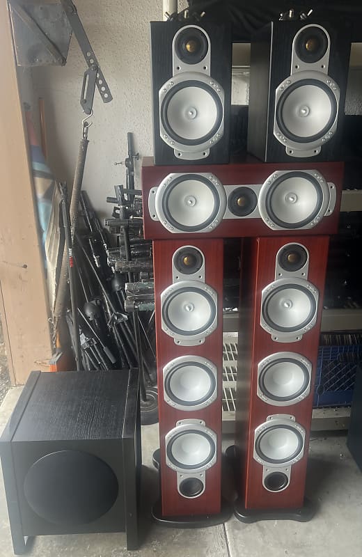 Monitor Audio Silver rs8 Mid 2010s - Wood finish  			