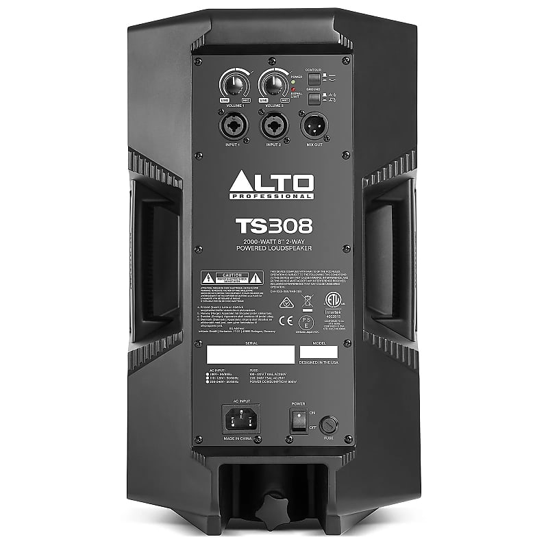 Alto Professional TS308 Truesonic 8" 2-Way 1100-Watt Powered Speaker image 3