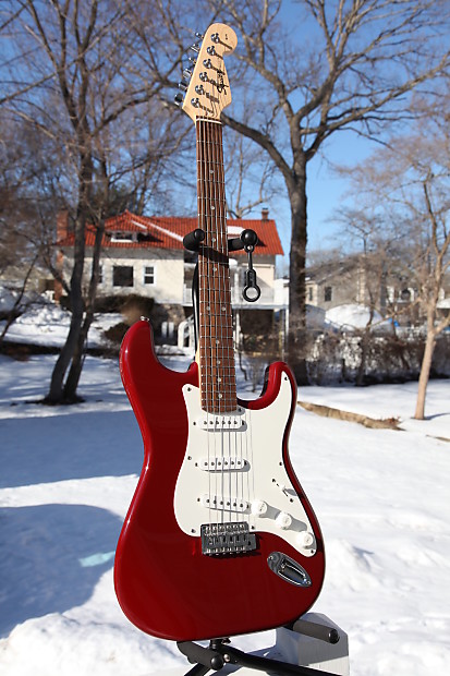 1997 Squier Stratocaster - Full Size Alder Body, Maple Neck