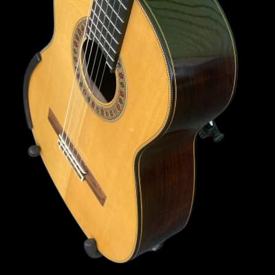 Carlos Pina Classical Concert Guitar BRaZiLiaN RoSeWooD & Spruce ToP  Brazilian Rosewood Concert Classical Guitar  Brazilian Rose wood & Spruce & Lacquer finish image 2