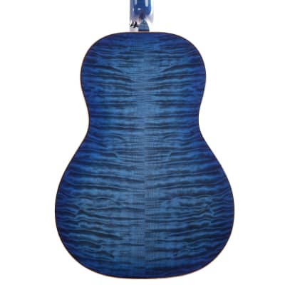 Bedell Seed to Song Parlor Acoustic Guitar - Quilt Maple and Adirondack Spruce - Sapphire - CHUCKSCLUSIVE - #822004 image 8
