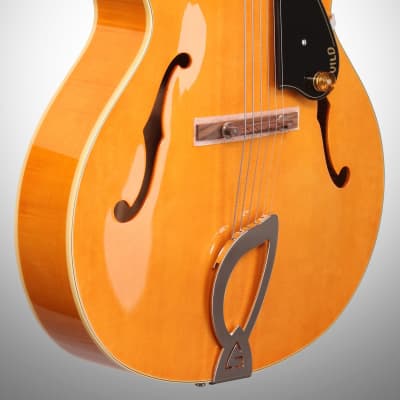 Guild A-150 Savoy Hollowbody Electric Guitar (with Case), Blonde image 3