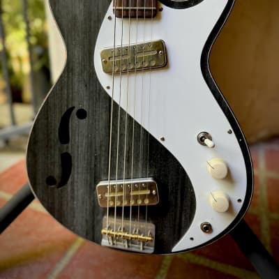 Waterslide Guitars T Coodercaster White Blonde, Mojo Lap Steel & Lollar  Teisco-Spec Gold Foil Pickups