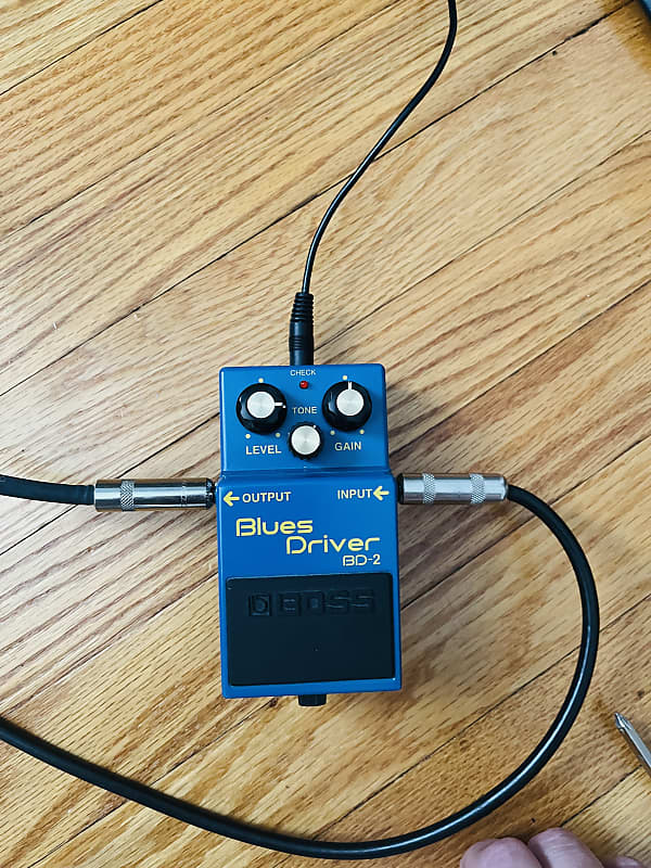 Boss BD-2 Blues Driver (Silver Label) 1995 - Present - Blue
