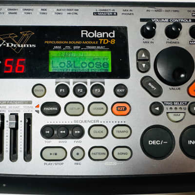 Roland TD-8 Module Brain Cables Power TD8 plus Cables
