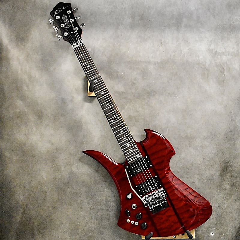 B.C. Rich Left Handed Mockingbird Legacy ST FR 2022 - Trans Red Lefty Guitar