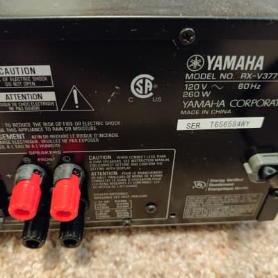 Yamaha RX V377 AV Receiver | Reverb