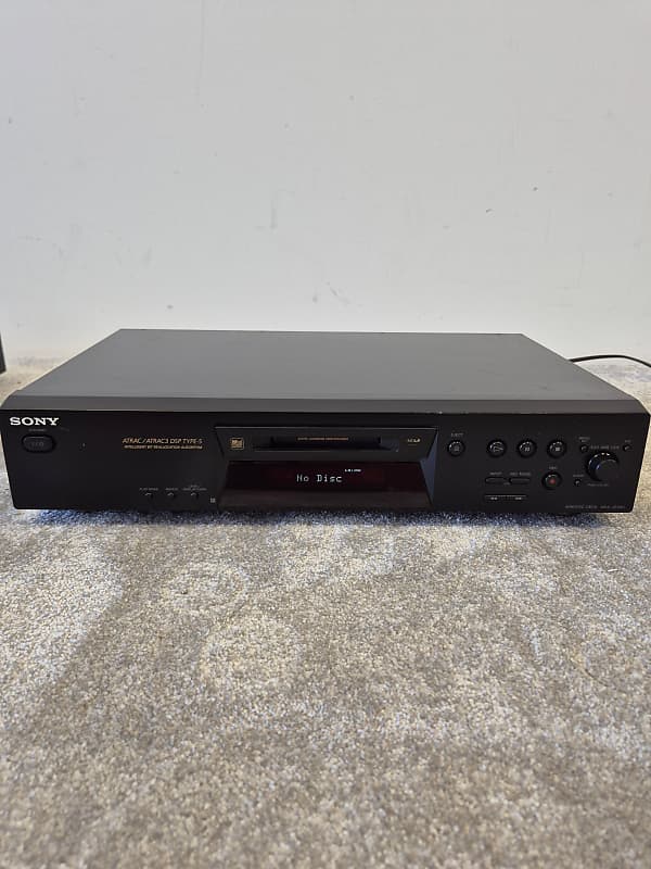 Sony Minidisc Deck MDS-JE480 MDLP Long Play Support - Very Good  			