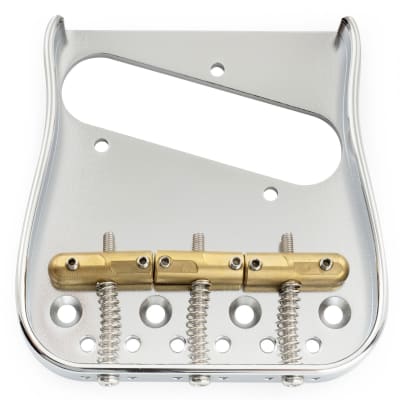 Glendale Double Cut Stainless Steel Telecaster Bridge Plate