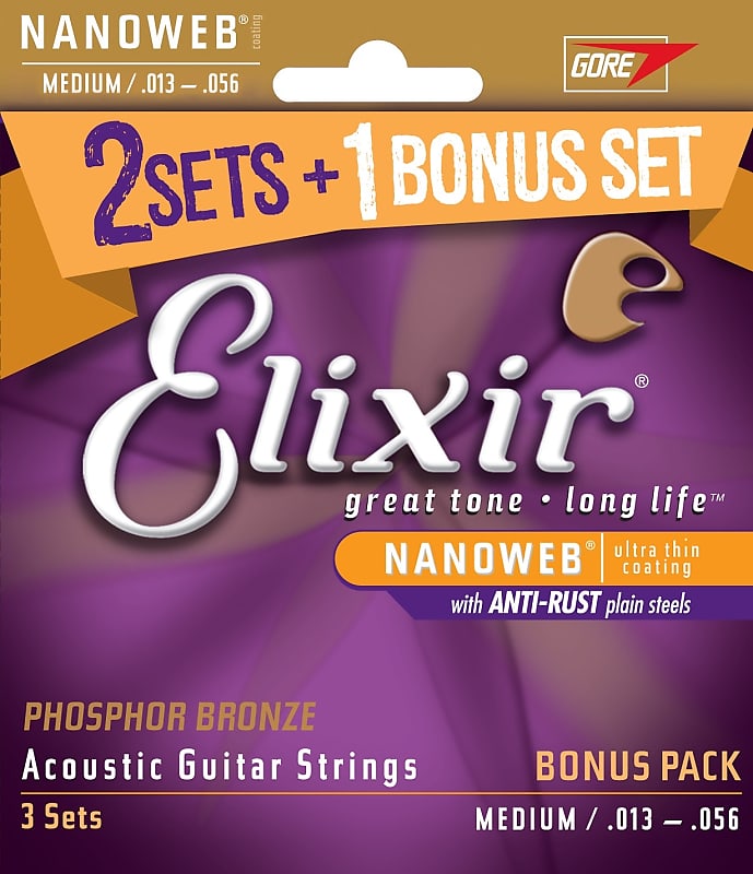 Elixir 3 Pack Limited Time Offer 16102 16546 Medium Nanoweb