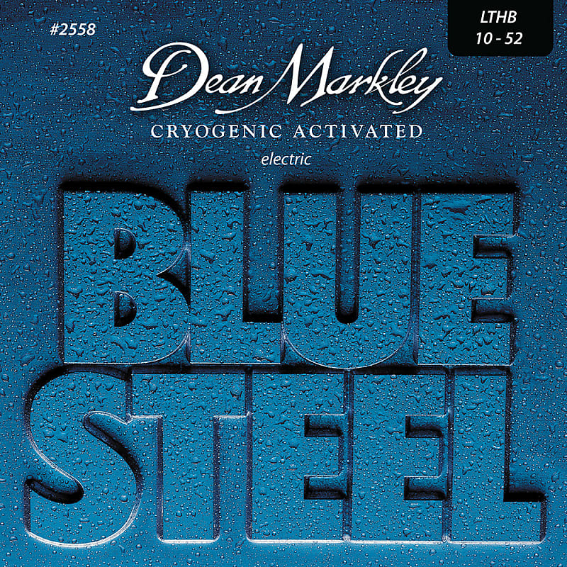 Dean Markley Blue Steel Electric Guitar Strings Light Top Heavy Bottom 10-52 image 1