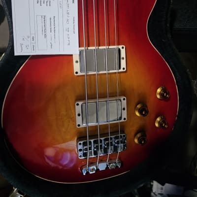 Gibson Les Paul Standard Bass LPB-3 1997 Heritage Cherry Sunburst image 8