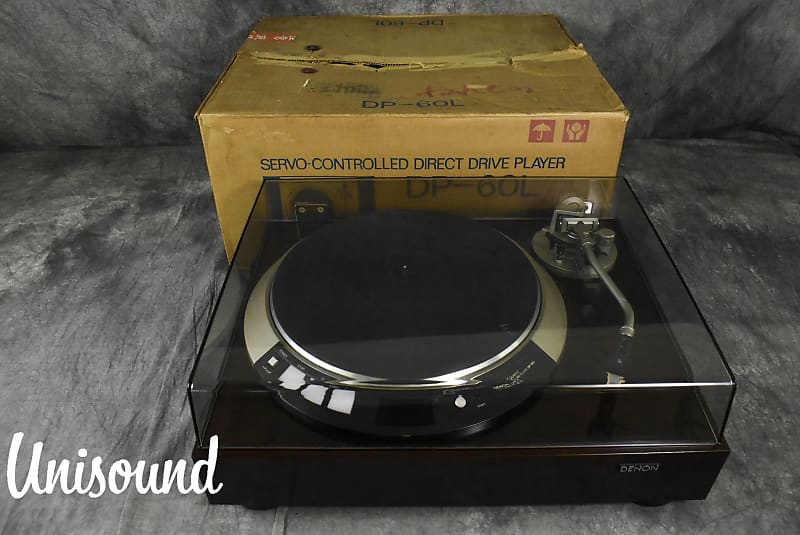 Denon DP-60L Direct Drive Record Player Turntable w/Original | Reverb