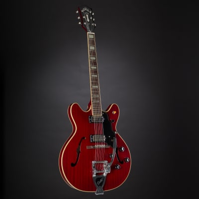 Guild Starfire V Cherry - Semi Acoustic Guitar Bild 8