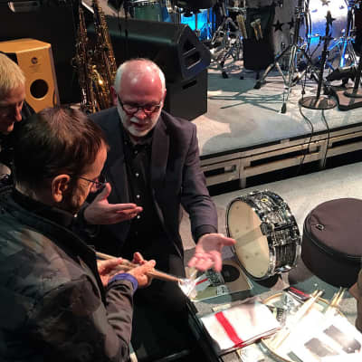 Ludwig Ringo Starr, Starr Festival Limited Edition Snare Drum. ONLY 1 LEFT!! 2018 - Black Oyster Pearl image 8