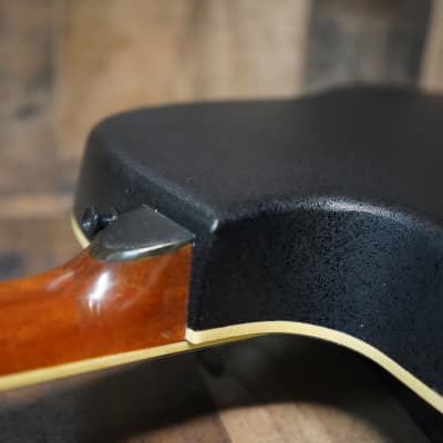 Galveston WOB-500BK Black Acoustic Electric Guitar Plastic Back | Needs Work | See Description | image 16