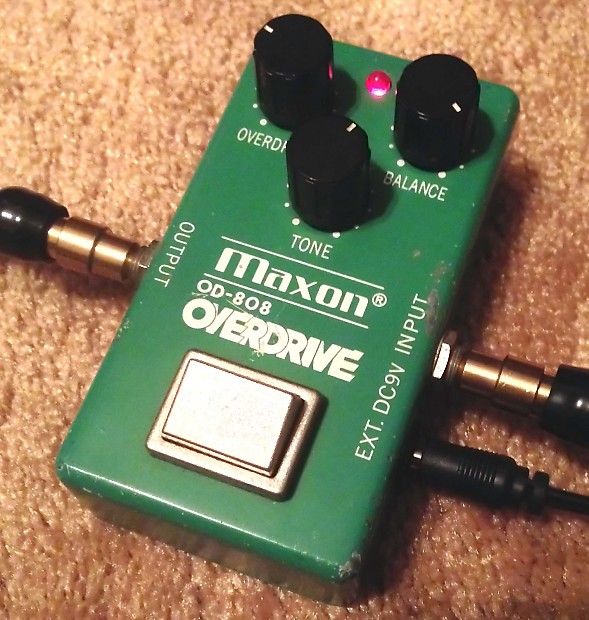 Vintage 1979 Narrow Box Maxon OD-808 Overdrive- Rare Ibanez TS-808  Overdrive Pro Tube Screamer