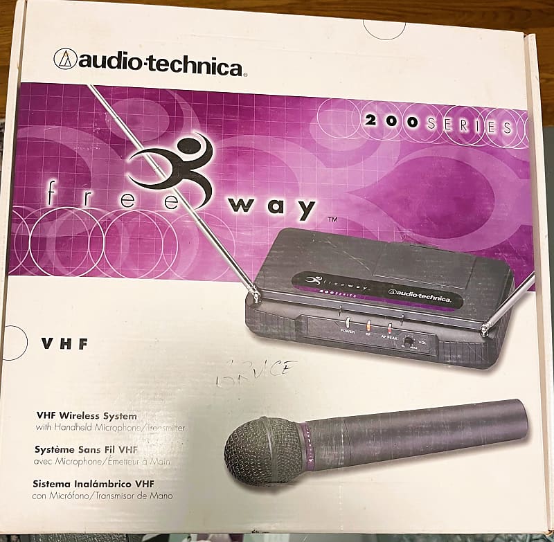 AudioTechnica 200 Series Freeway VHF Wireless Mic Reverb