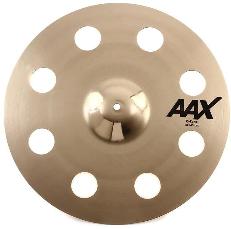 Sabian AAX 18" O-Zone Crash Cymbal/Brilliant Finish/Brand New/Model # 21800XB image 1