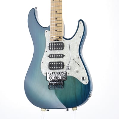 Schecter EX-V-24-STD-FRT Indigo Light Blue Sunburst (S/N