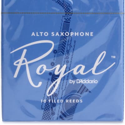 D'Addario RJB1025 - Royal Alto Saxophone Reeds - 2.5 (10-pack)
