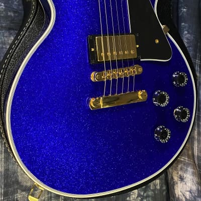 NEW ! 2024 Gibson Special Order Custom Shop Les Paul Custom Dealer Select - Dark Blue Sparkle - Authorized Dealer - 10.45 lbs - G03843 image 7