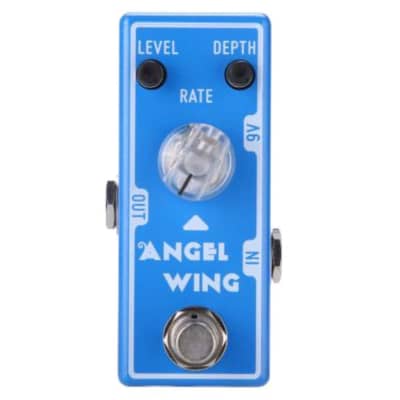 Tone City TC-T11 Angel Wing Chorus Boss C2 Style Effect Pedal + Mooer PDC-5S Cable USA Ships Free image 2
