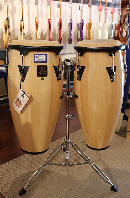 LP Aspire コンガセット 10\"&11\" スタンド付き 中古美品 手渡 LP Aspire Conga Set 10