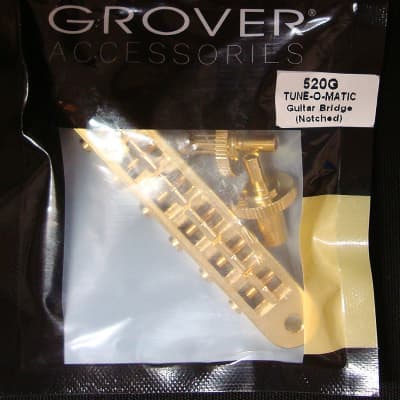 Grover 520G Tune-O-Matic style Nashville bridge, Gold for sale