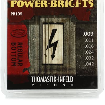 Thomastik-Infeld PB109 Power-Brights Electric Guitar Strings - .009-.042 Light image 1