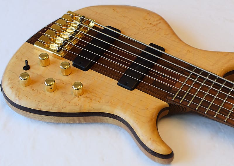 Tobias Signature 6 Birdseye Maple 6 String Bass | Reverb
