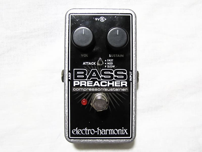 Used Electro-Harmonix EHX Bass Preacher Bass Guitar Compressor Sustainer Pedal image 1