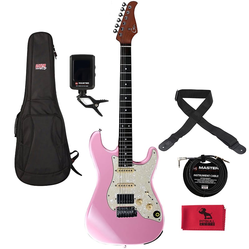 Mooer GTRS S800 Standard 800 Intelligent Guitar, Shell Pink Mooer GTRS S800 Standard 800 Intelligent Guitar, Shell Pink