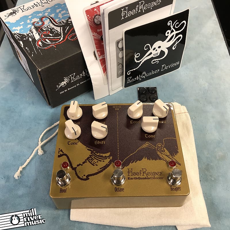 EarthQuaker Devices EQD Hoof Reaper V2 Double Fuzz / Octave Effects Pedal w/ Box