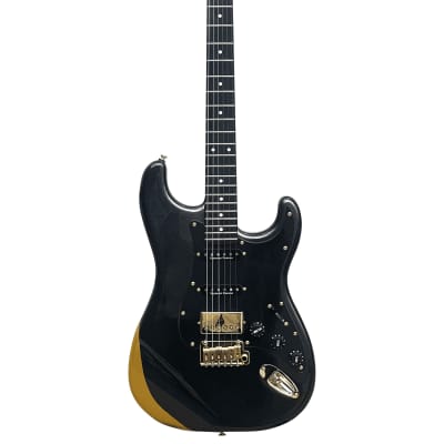 10S Custom Shop iCC B-Magic Seymour Duncan/Gotoh Electric Guitar - Black Gold image 2