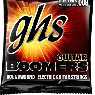 GHS GBUL - Jeu de cordes Boomers guitare électrique - Ultra Light 08-38 image 1