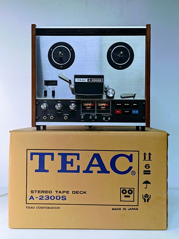 Vintage Teac A-2300S Reel to Reel Tape Recorder Tested Original Packaging