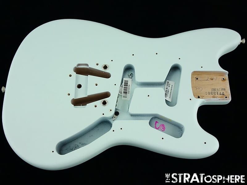 2022 Fender American Performer Mustang BODY, USA Guitar Satin Sonic Blue |  Reverb UK