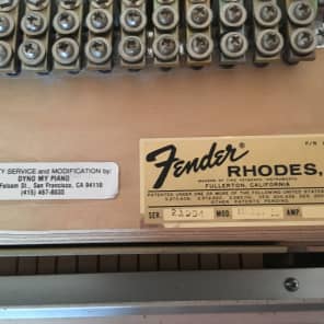 Fender Rhodes Mark I Stage 73 1971 with Dyno My Piano  mod image 3