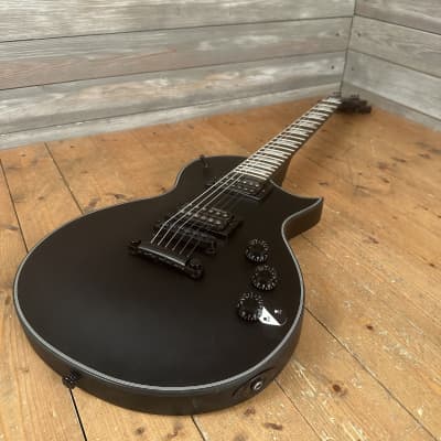 ESP LTD Eclipse EC-256 BLK-S Electric Guitar - Satin Black (SR) image 9