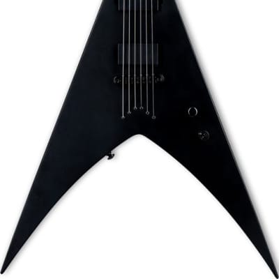 ESP LTD Nergal HEX-200 Signature Electric Guitar - Black Satin