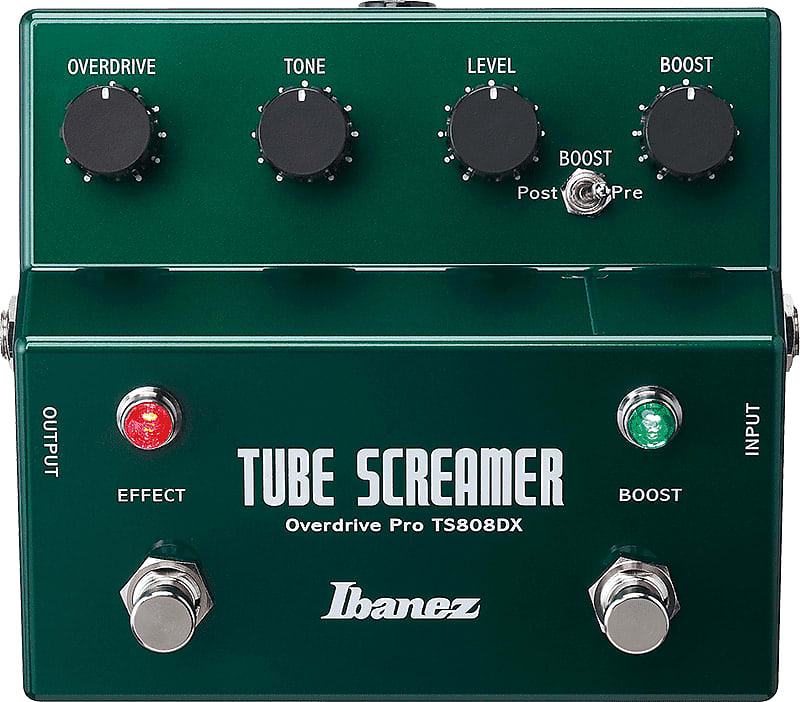 Ibanez TS808DX Vintage Tube Screamer Deluxe 2010s - Green image 1