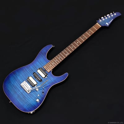 T's Guitars DST-Pro24 Mahogany Limited Custom - Trans Blue Burst, Made in Japan image 2