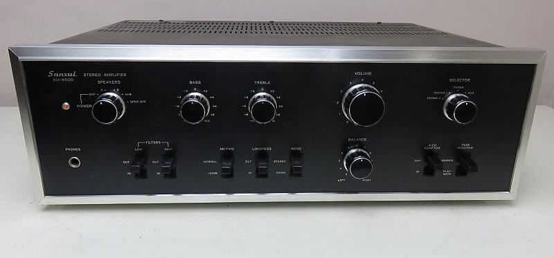 SANSUI AU-6500 INTEGRATED AMPLIFIER WORKS PERFECT SERVICED FULLY RECAPPED image 1
