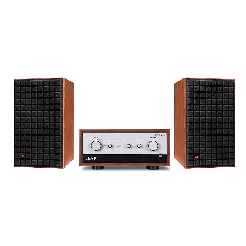 JBL: Leak Stereo 130 Amplifier / L52 Speaker Package Black / Walnut  			