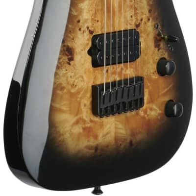 Jackson HT7P Pro Misha Mansoor Electric Guitar, 7-String, Black Burst image 8