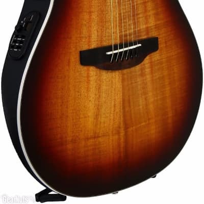 Ovation CS28P-KOAB Celebrity Standard Super Shallow Body 6-String Acoustic-Electric Guitar w/Gig Bag image 5