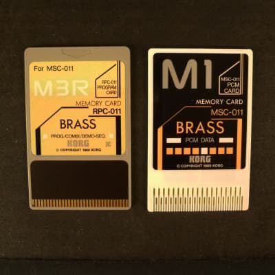 格安saleスタート ボ Korg BRASS M3R Korg in use for / MSC-011/RPC-011 set: card 鍵盤楽器